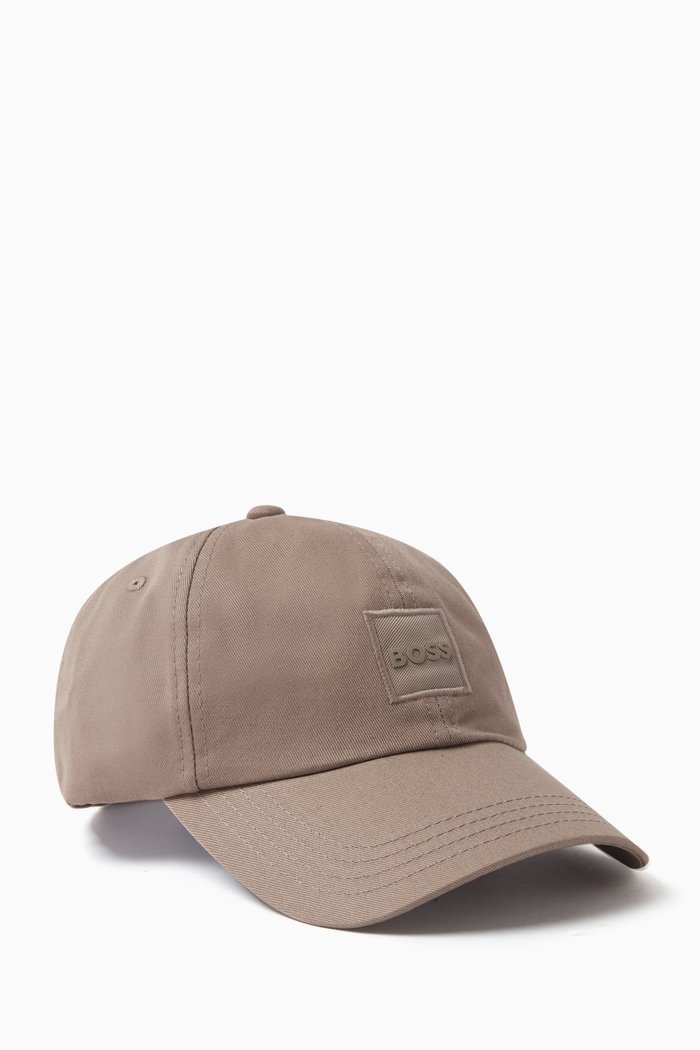 

Logo Cap in Cotton Twill, Brown