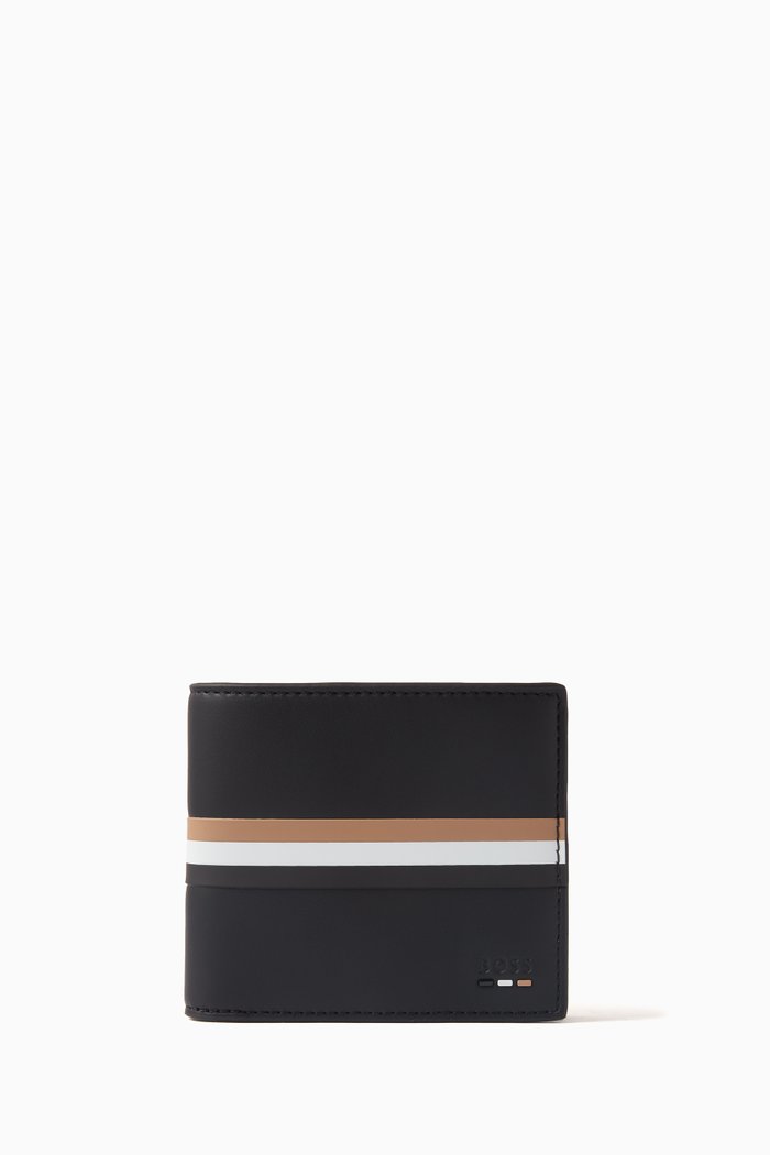 

Ray S 4cc Wallet in Faux Leather, Black