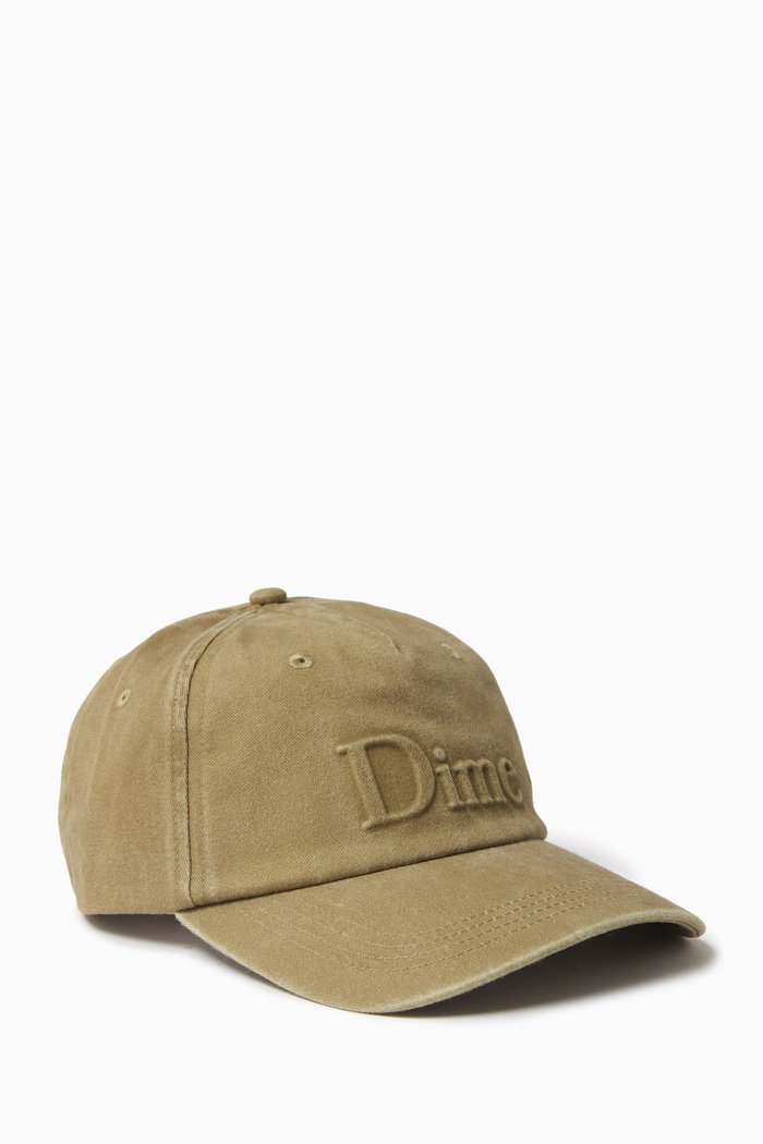 

Classic Embossed Uniform Cap in Cotton Canvas, Neutral