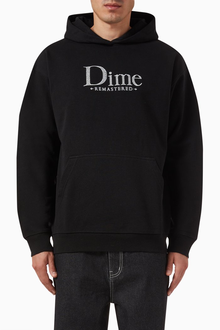 

Classic Remastered Hoodie in Cotton, Black