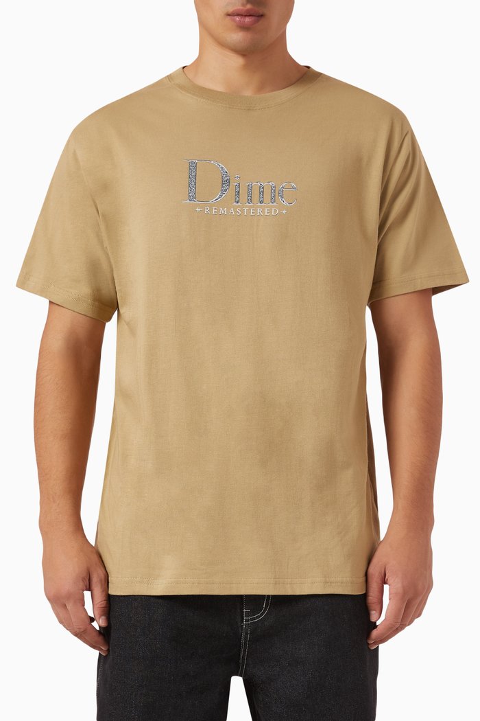 

Classic Remastered T-shirt in Cotton-jersey, Brown