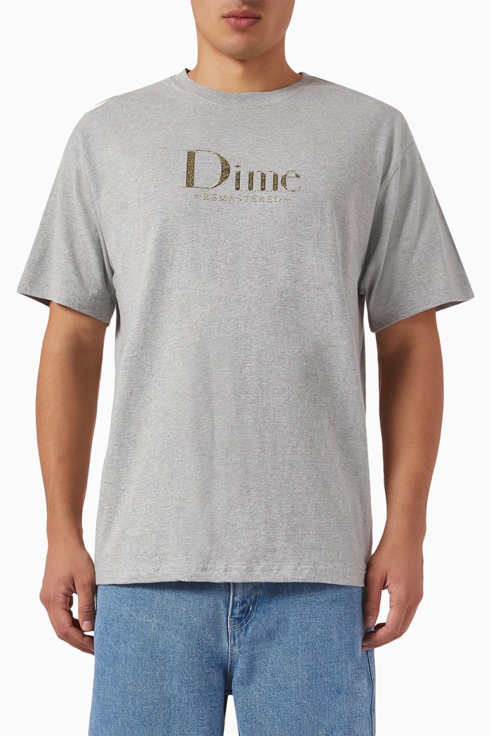 Classic Remastered T-shirt in Cotton-jersey, Grey