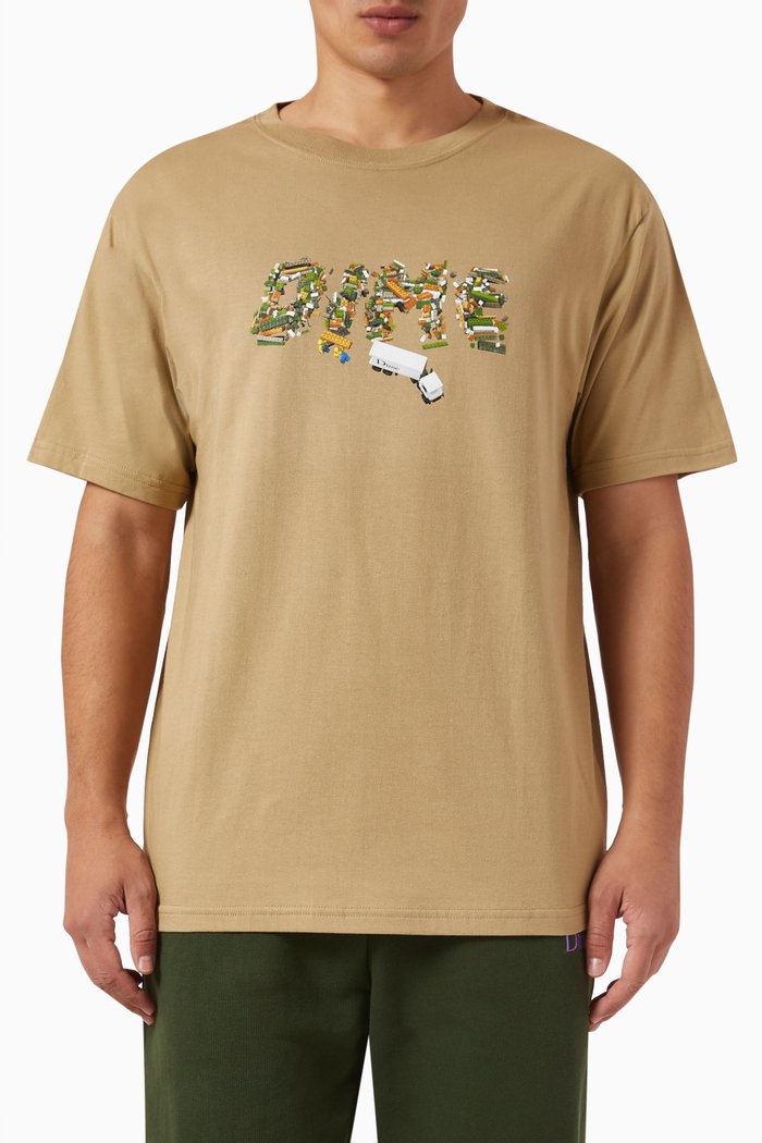 

LFG T-shirt in Cotton, Brown