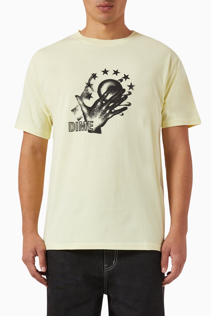 

Dyson T-shirt in Cotton, Yellow