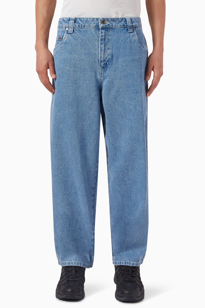 

Classic Baggy Pants in Denim, Blue