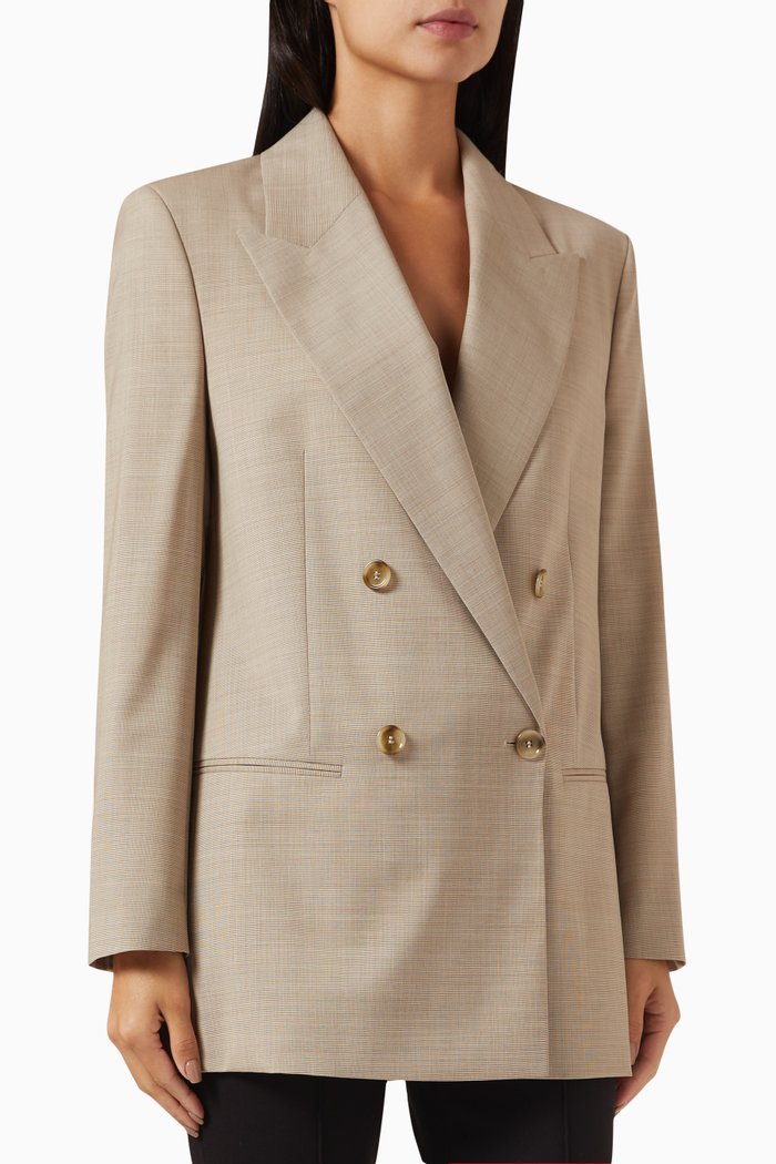 

Relaxed-fit Jacket in Italian Wool, Neutral