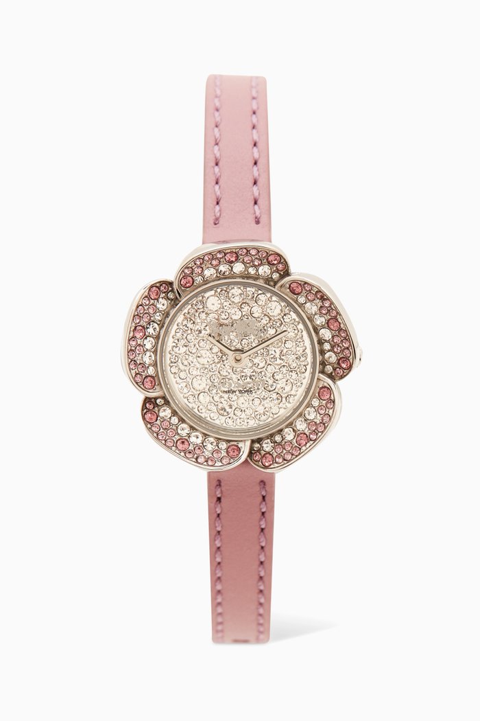 

Tearose Ombre Crystal Quartz Watch, 28mm, Purple