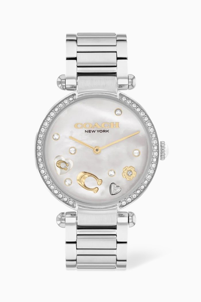 

Cary Quartz Watch, 34mm, Silver