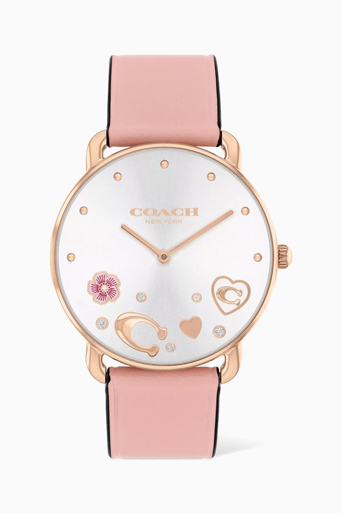 

Elliot Quartz Watch, 28mm, Pink