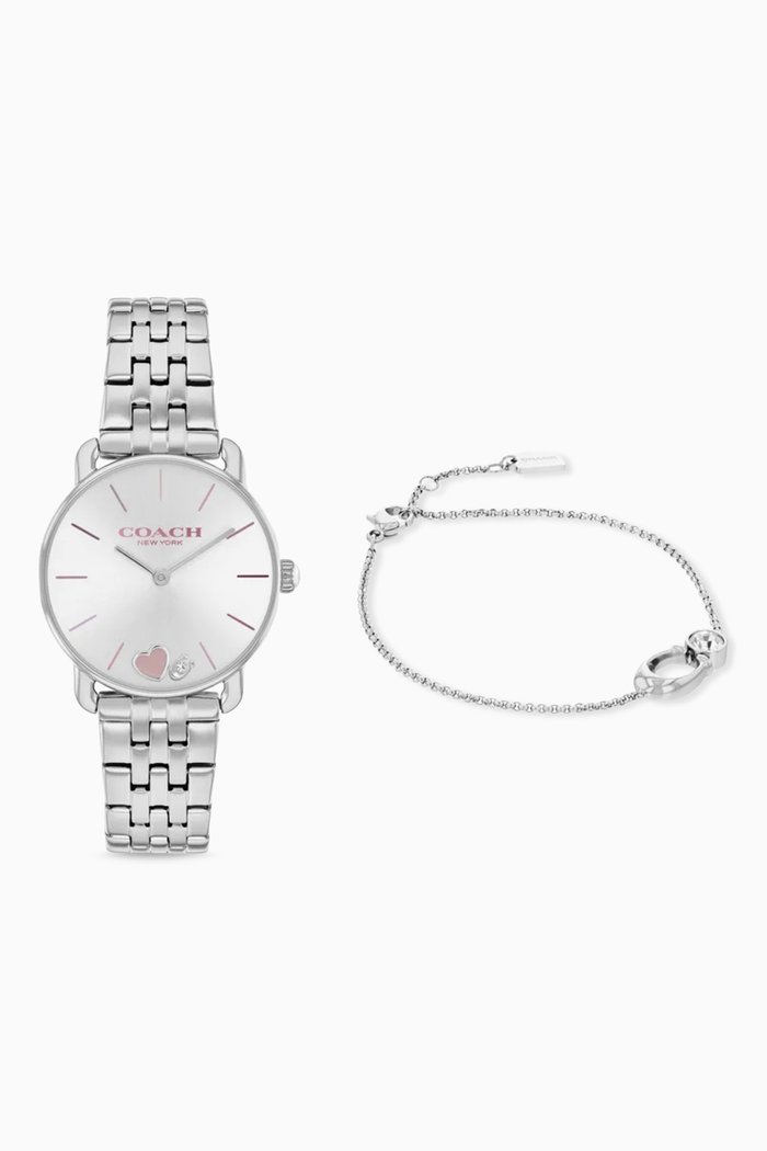

Elliot Watch Gift Set, 28mm, Silver