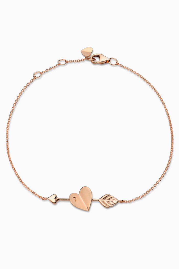 

Hiam Gafla Arrow Diamond Bracelet in 18kt Rose Gold