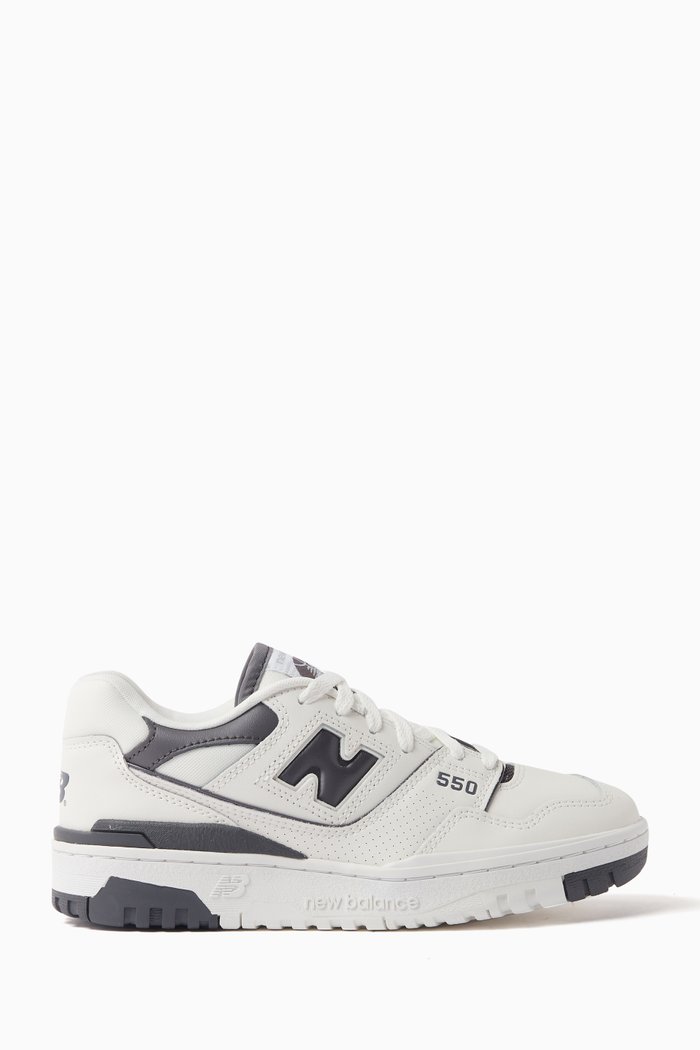 

550 Low-top Sneakers in Leather, White