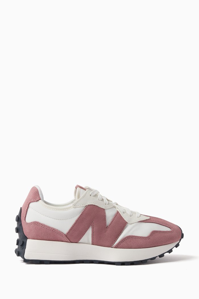 

327 Low-top Sneakers in Leather & Suede, Pink