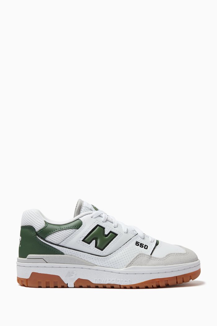 

BB550 Low-top Sneakers in Leather, Green