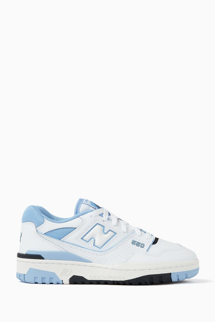 

550 Core Low-top Sneakers in Leather, Blue