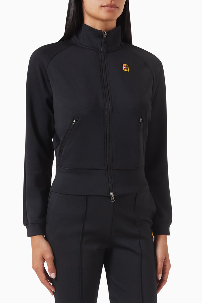

Full-zip Tennis Jacket, Black