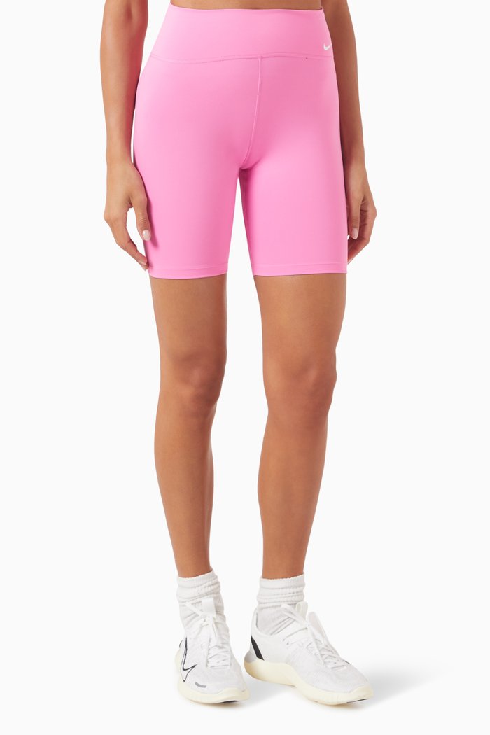 

Mid-waist 7" Biker Shorts, Pink