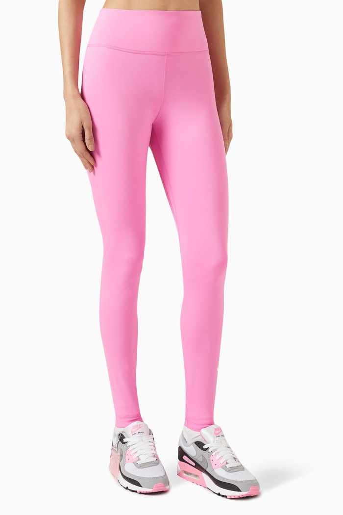 One High Rise Leggings, Pink