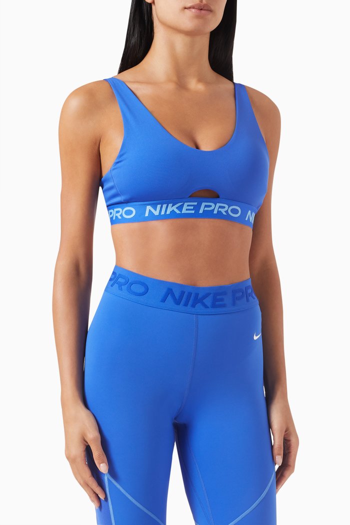 Indy Medium-support Padded Sports Bra, Blue