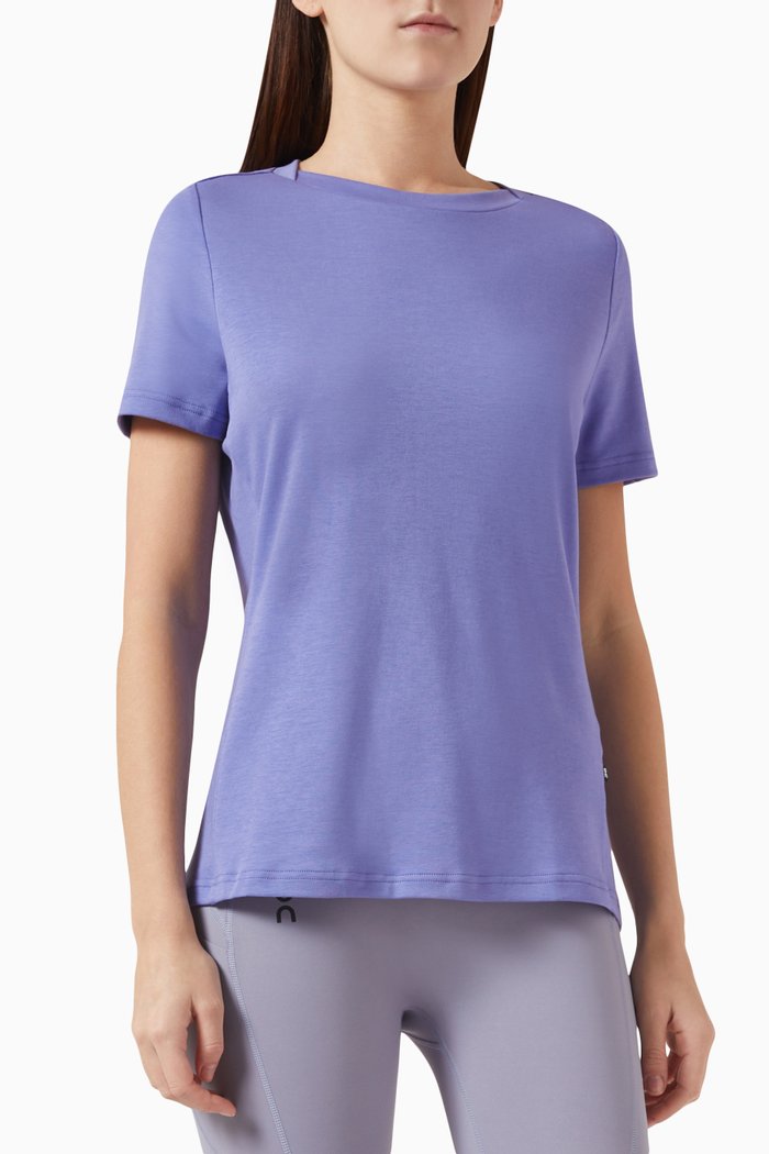 

Focus T-shirt in Cotton Blend, Blue