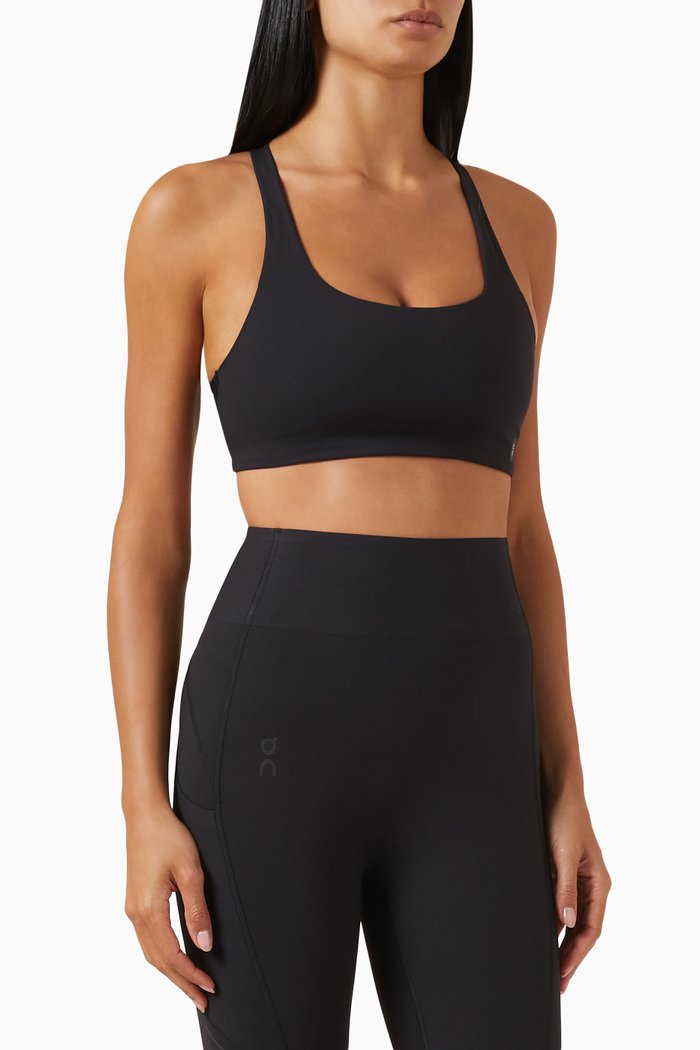 Movement Sports Bra in Recycled Polyamide, Black