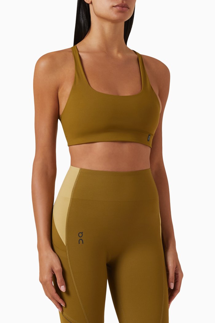 Movement Sports Bra in Recycled Polyamide, Green