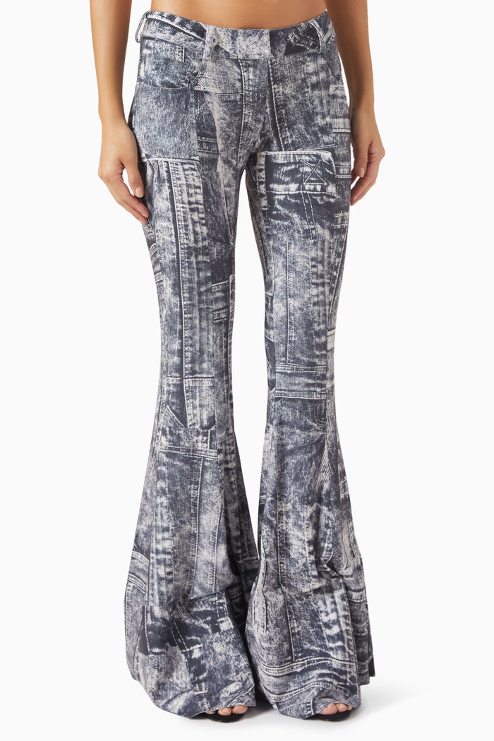 

Fishtail Jeans in Lycra, Grey