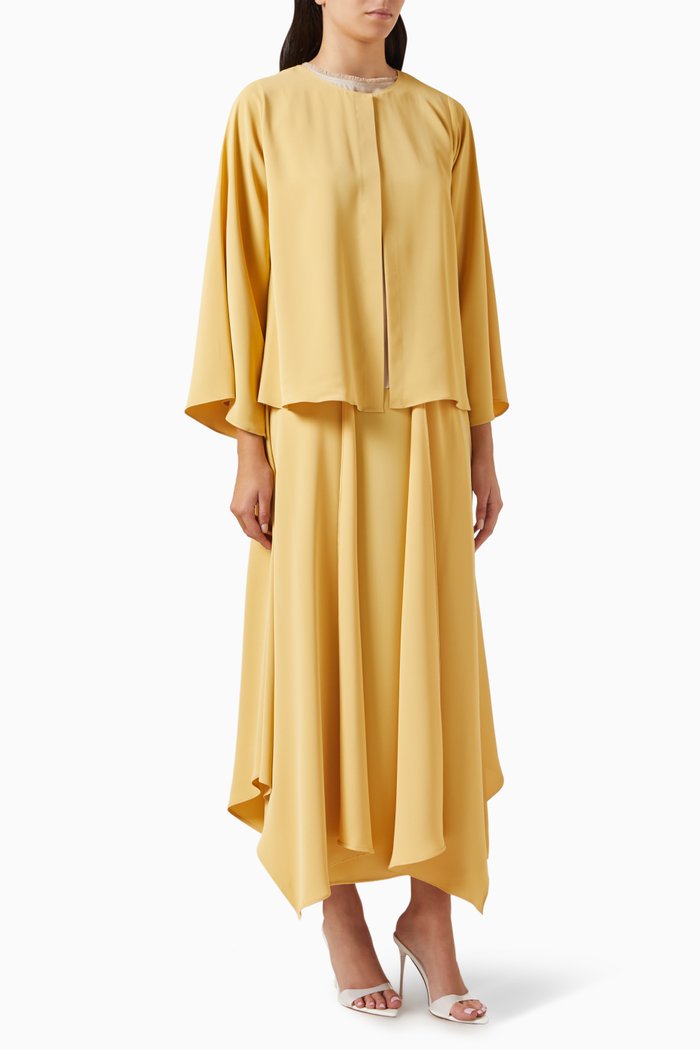 

Three-piece Skirt Set, Yellow