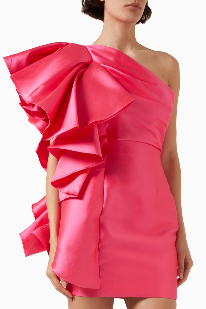 

Rio Mini Dress in Twill, Pink