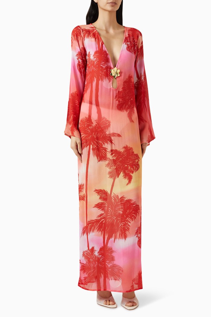

Hotline Maxi Dress in Viscose, Multicolour