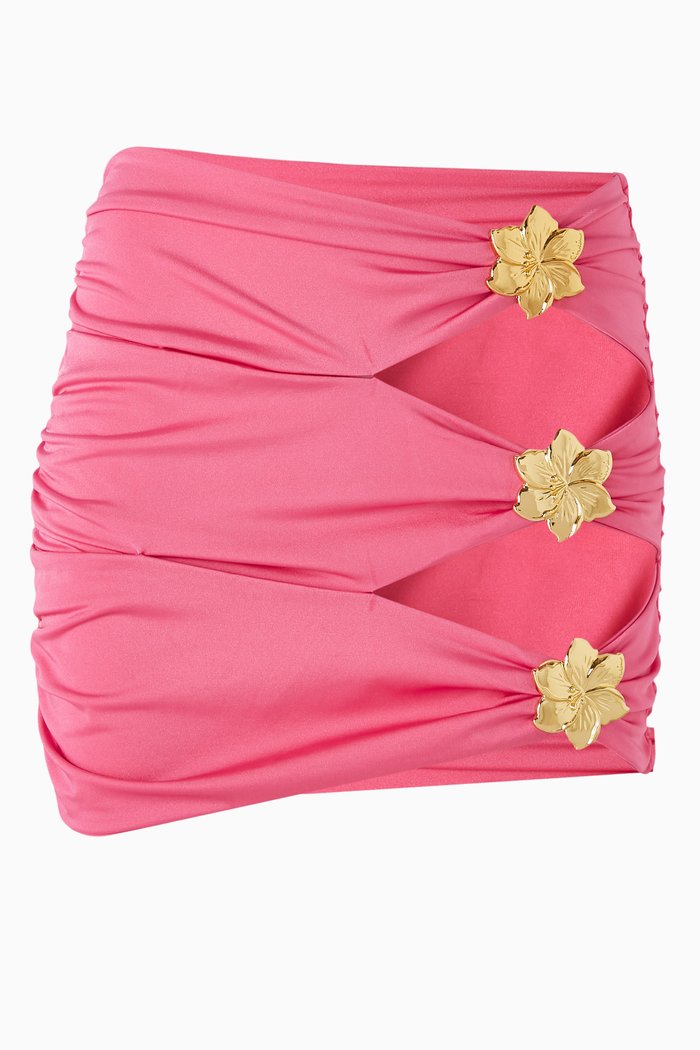 

Coupe Cut-out Mini Skirt, Pink