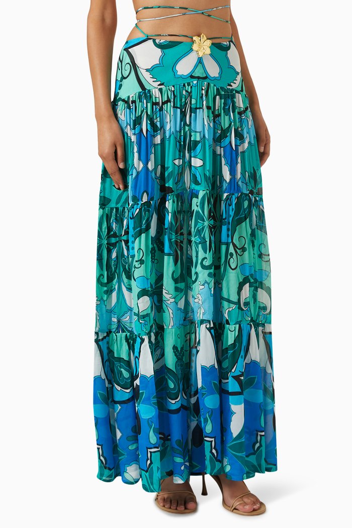

Song Maxi Skirt, Blue