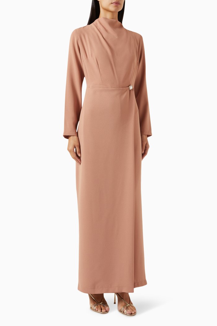 

Embellished Button Jumpsuit, Pink