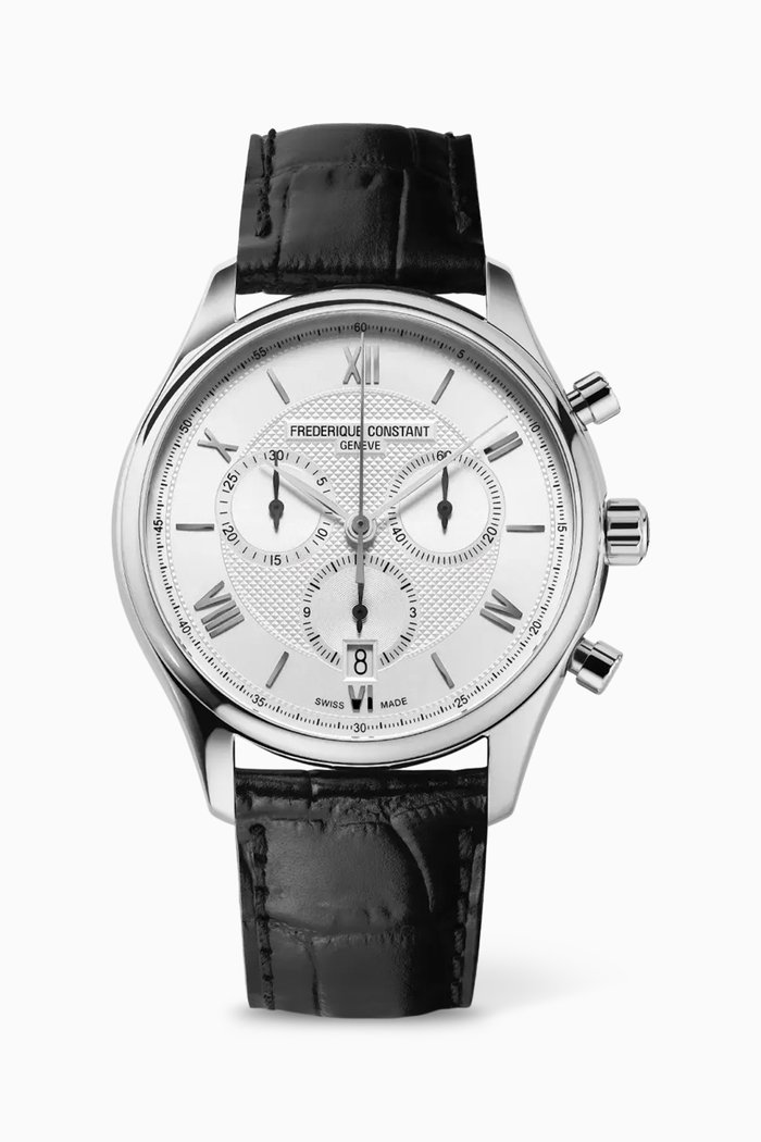 

Classics Quartz Chronograph Watch, 40mm, Silver