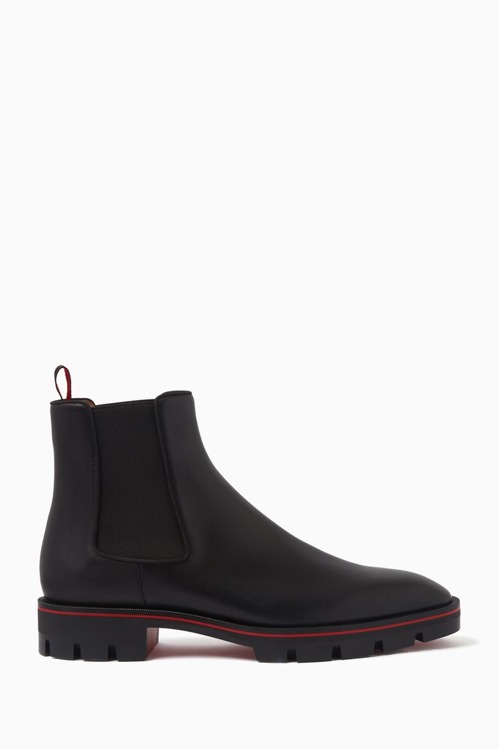 

Alpinosol Boots in Calfskin Leather, Black