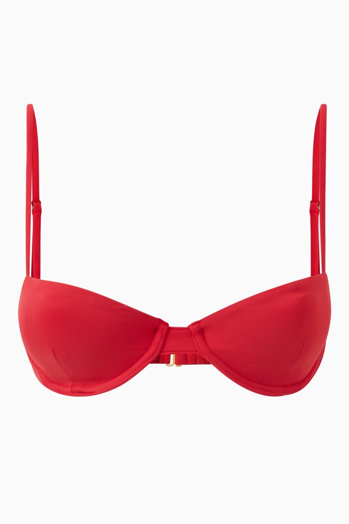 Irene Bikini Top, Red