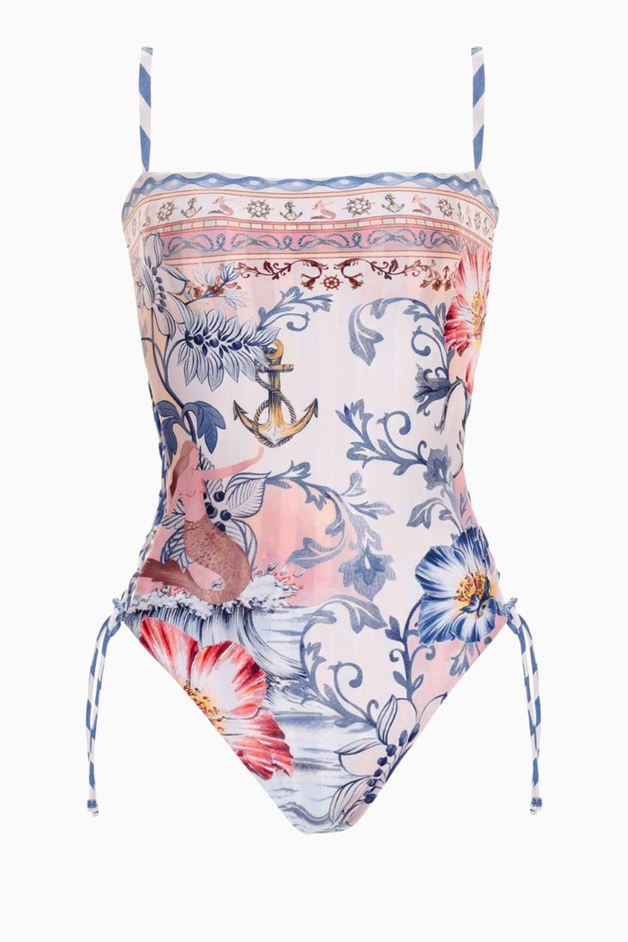 

Mariel Kai Reversible One-piece Swimsuit, White