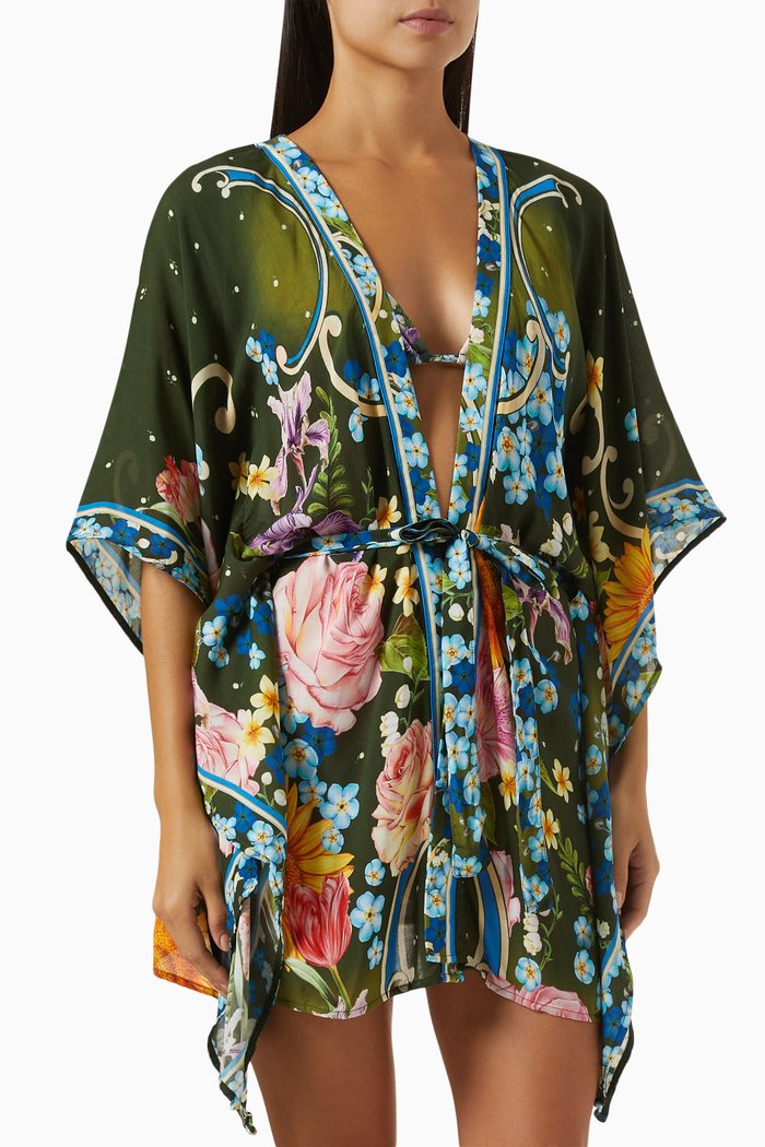 

Cora Dreamin Tunic Cover-up in Viscose, Multicolour