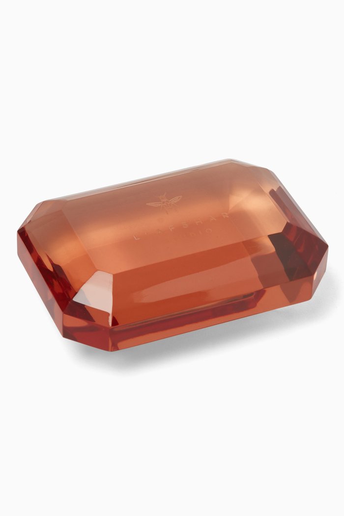 

Jewel Paperweight in Acrylic, Brown