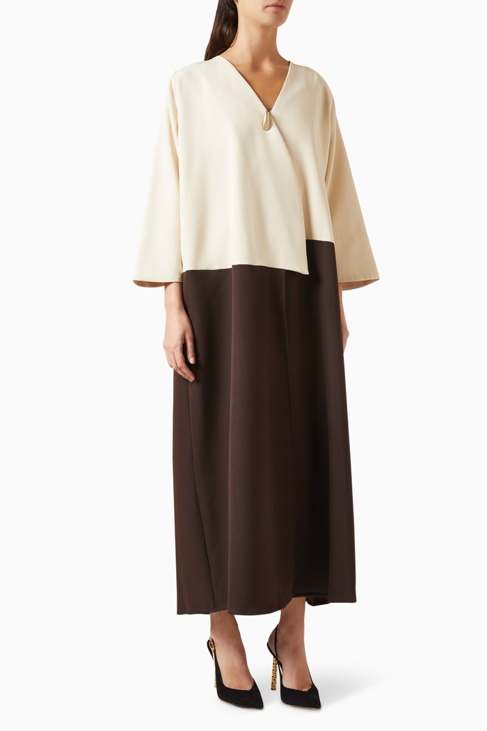 Two-tone Abaya, Neutral