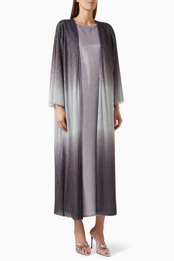 

Ombre Abaya Set, Purple