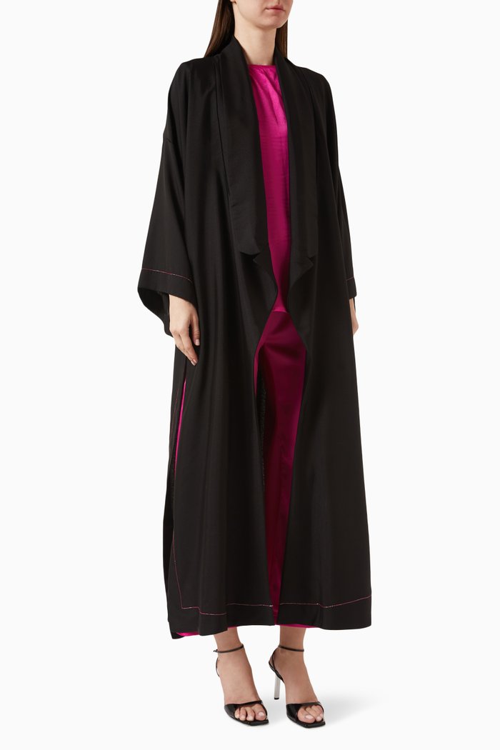 

Abaya & Co-ord Set, Black