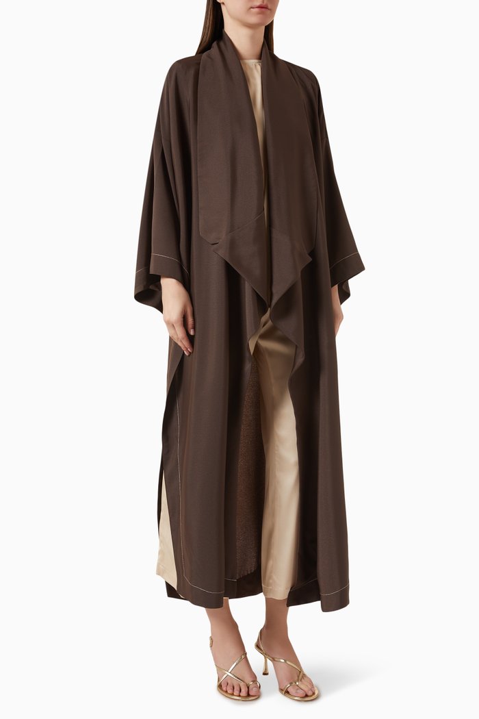 

Abaya & Co-ord Set, Brown