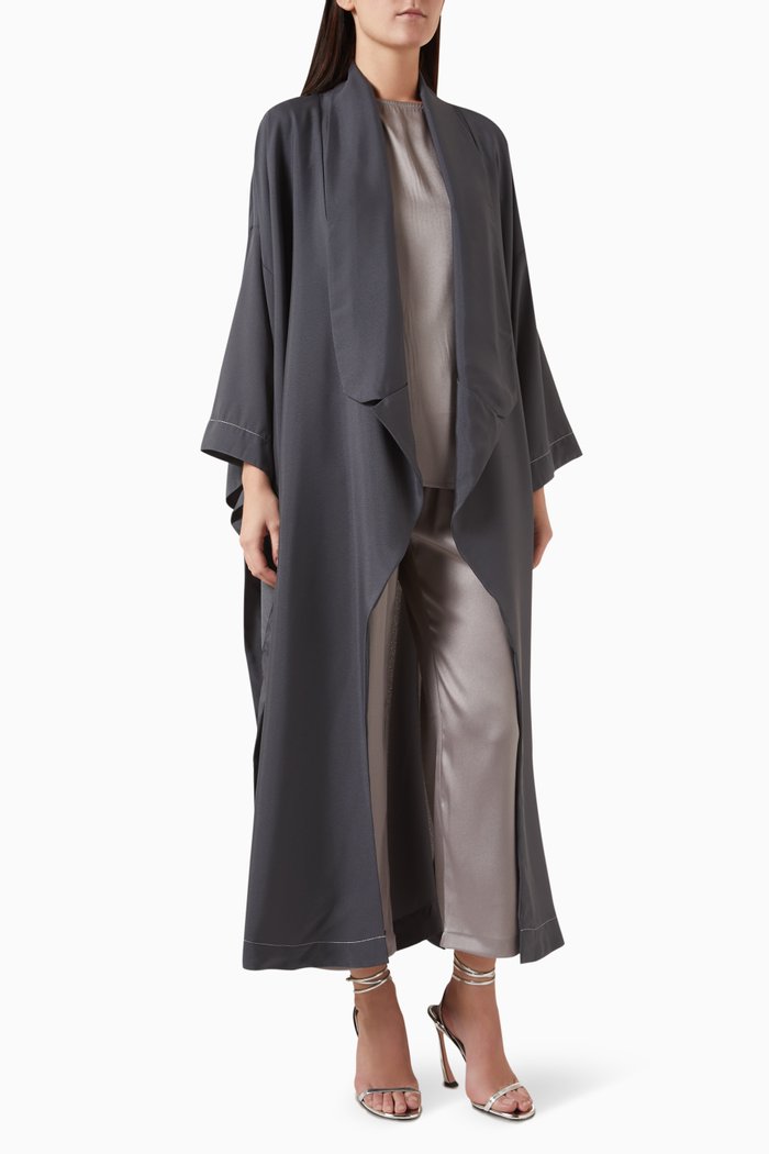 

Abaya & Co-ord Set, Grey