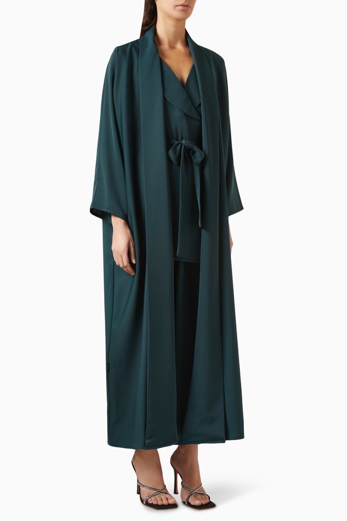 Abaya & Co-ord Set, Green
