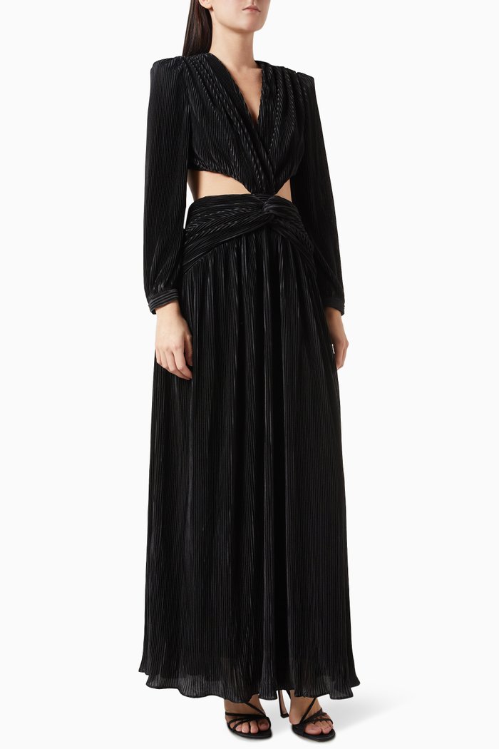 

Eden Cut-out Maxi Dress, Black