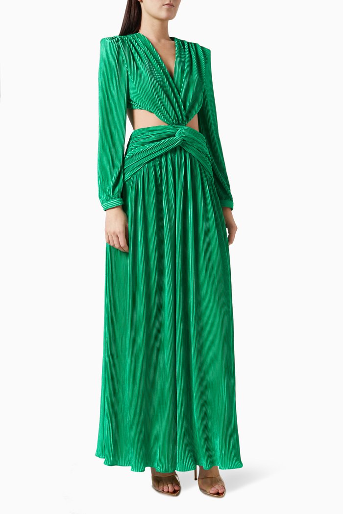 

Eden Cut-out Maxi Dress, Green