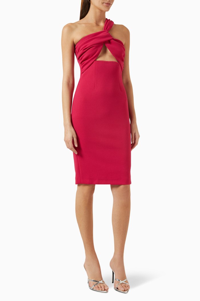 

Lydia One-shoulder Dress, Pink