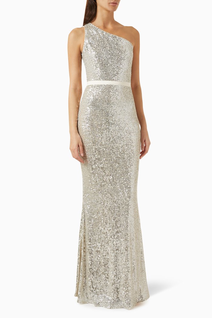 

Mae Maxi Dress, Silver