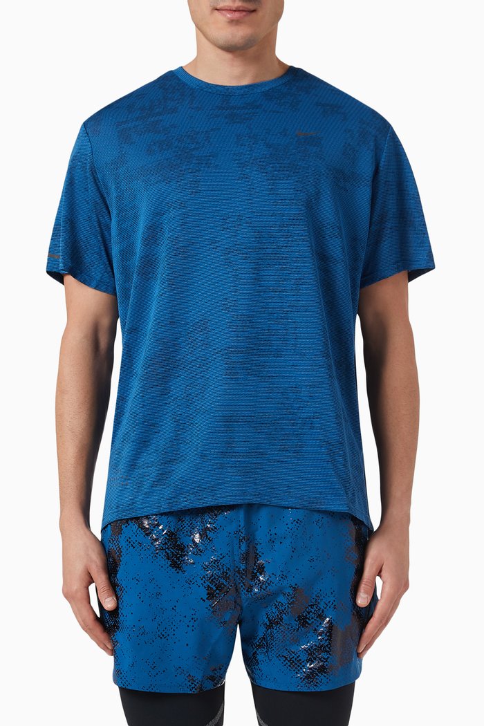 

ADV Division T-shirt in Nylon, Blue